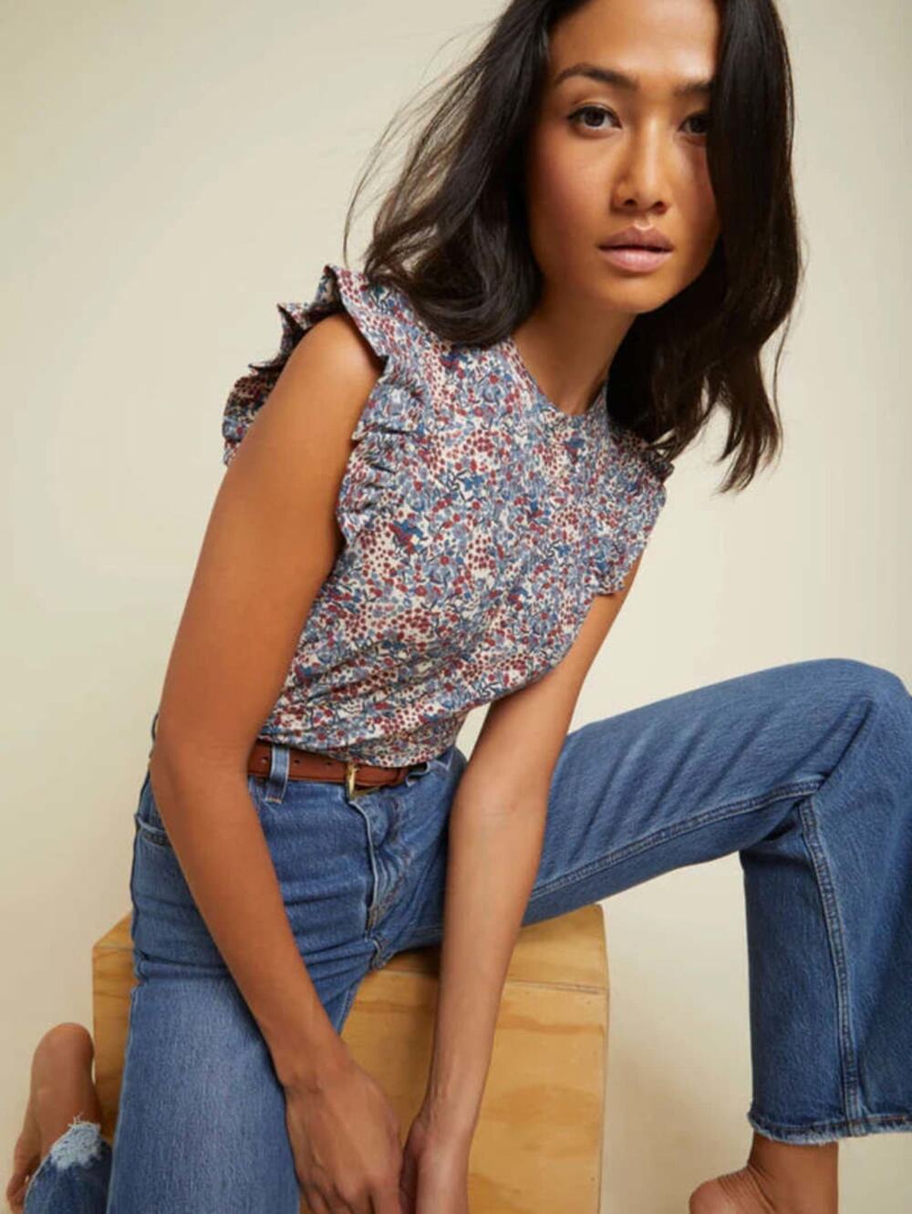 Nation LTD Paulette Tank Cherry Blossom Size M